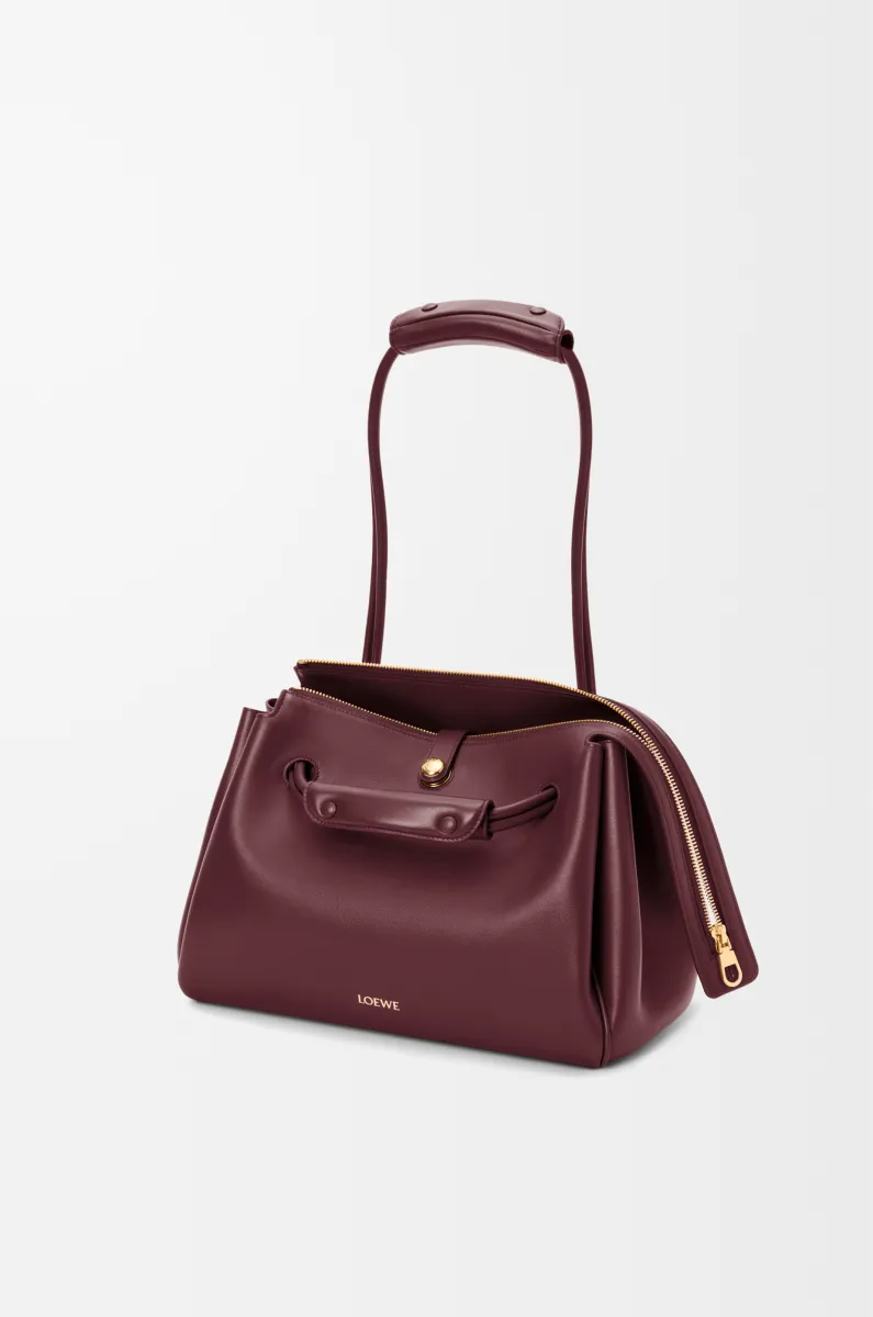 中号柔软牛皮革 Madrid 手袋