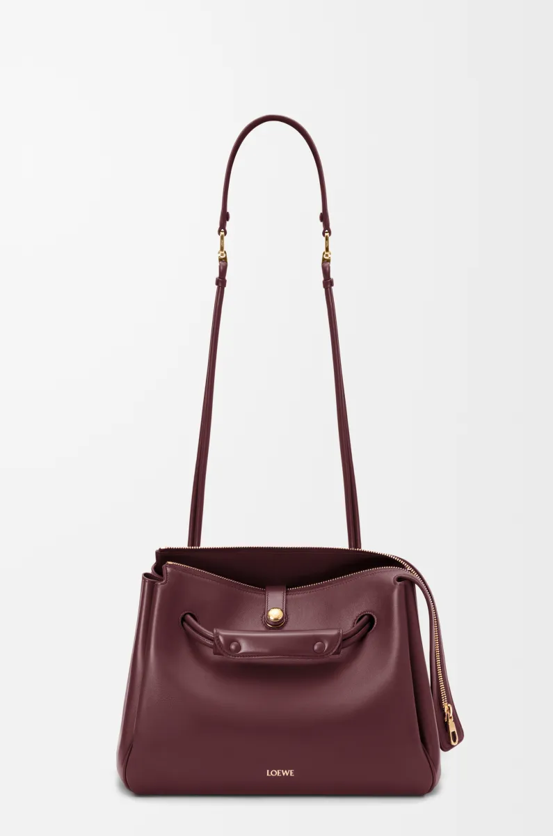 中号柔软牛皮革 Madrid 手袋