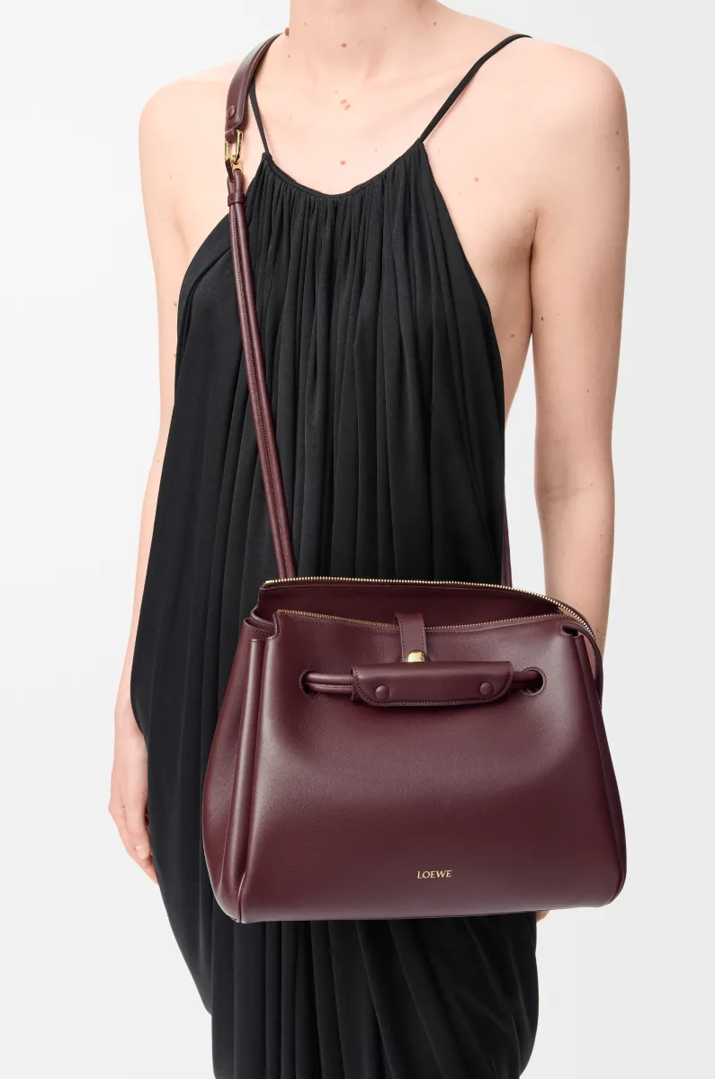 中号柔软牛皮革 Madrid 手袋