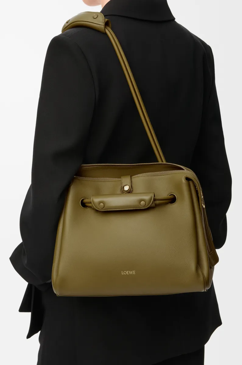 中号柔软牛皮革 Madrid 手袋