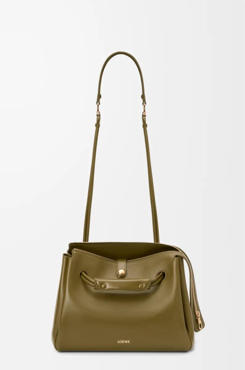 中号柔软牛皮革 Madrid 手袋