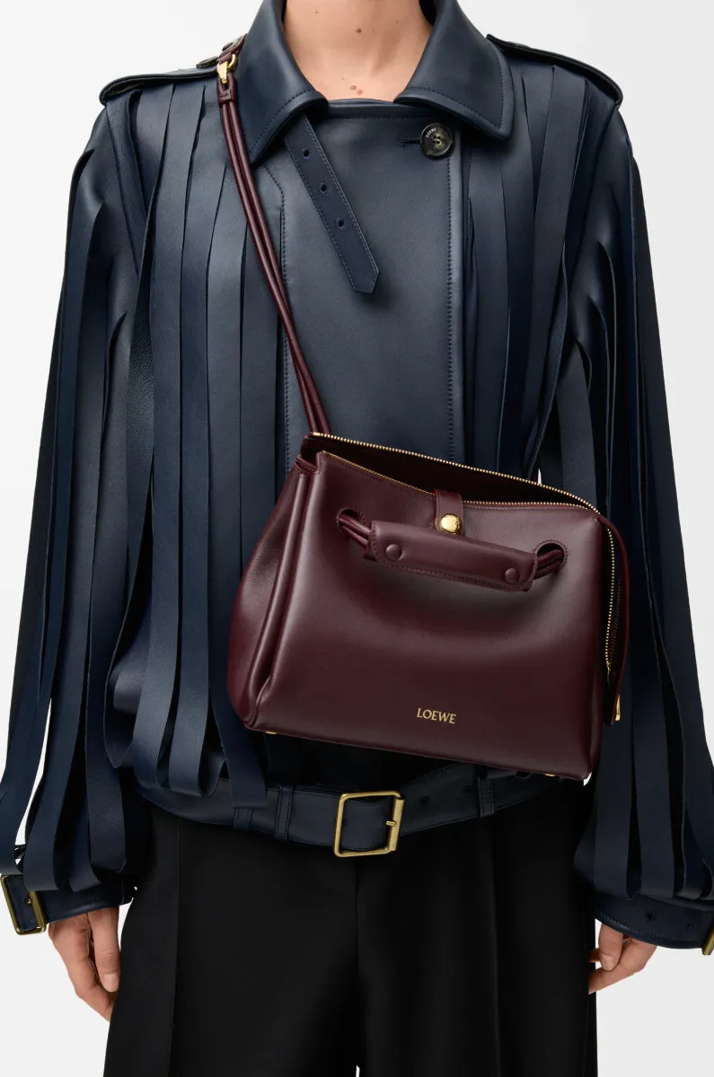 小号柔软牛皮革 Madrid 手袋