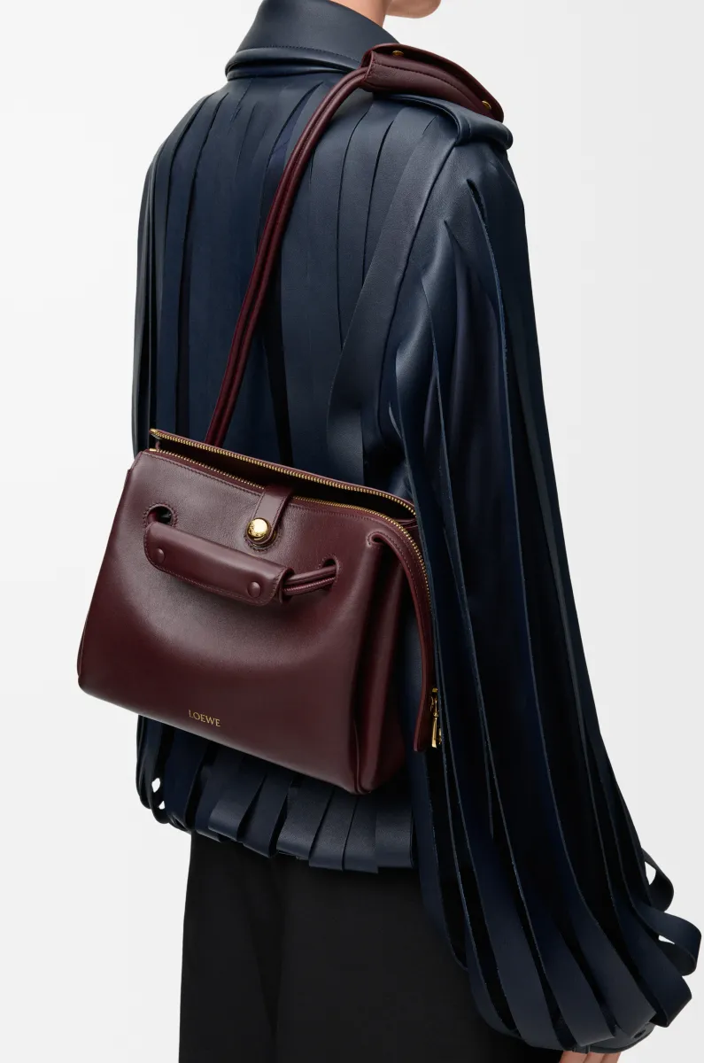 小号柔软牛皮革 Madrid 手袋