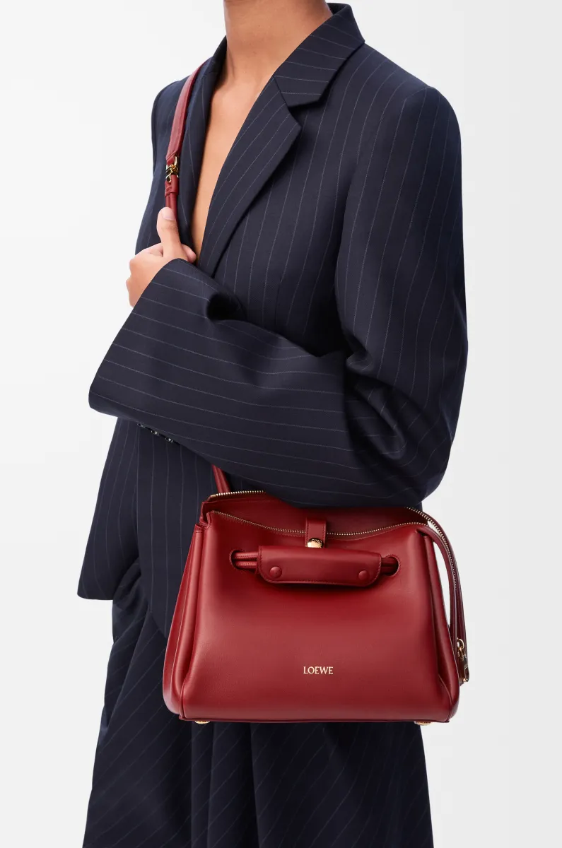 小号柔软牛皮革 Madrid 手袋