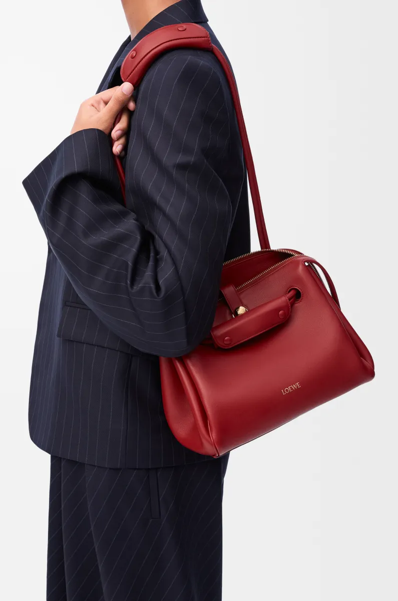 小号柔软牛皮革 Madrid 手袋