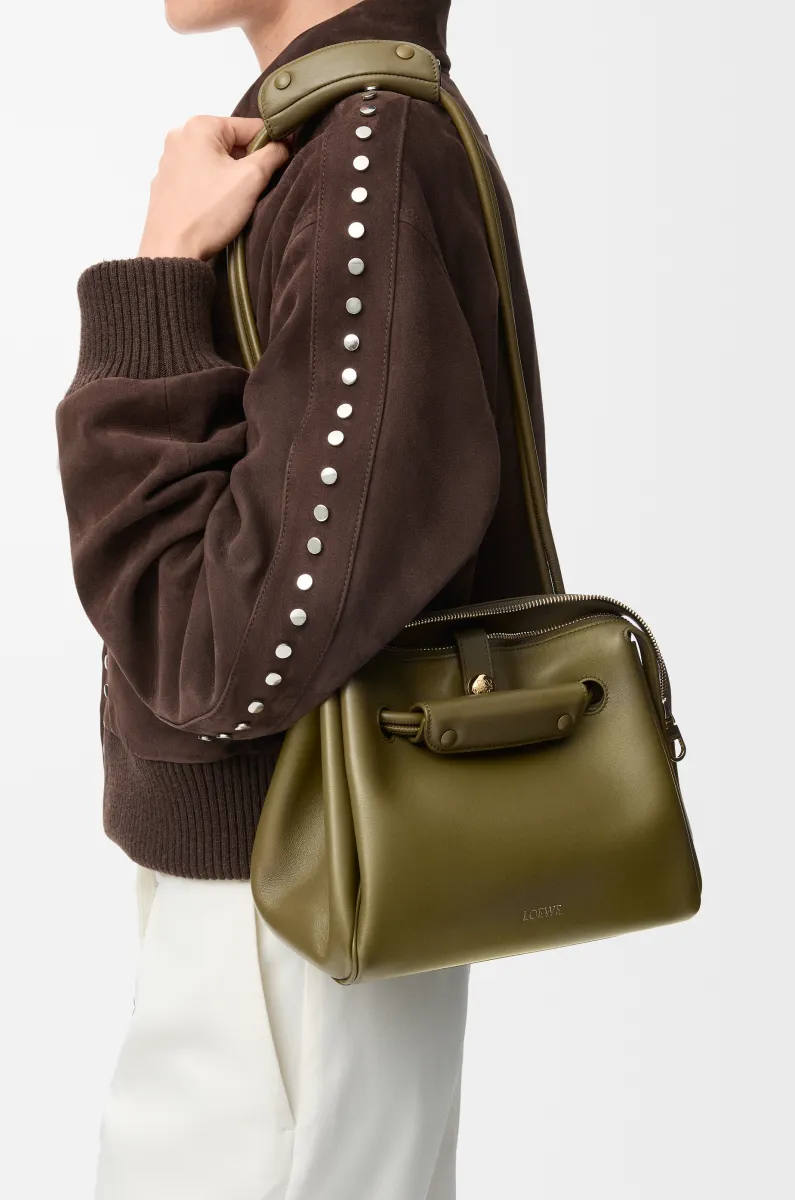 小号柔软牛皮革 Madrid 手袋