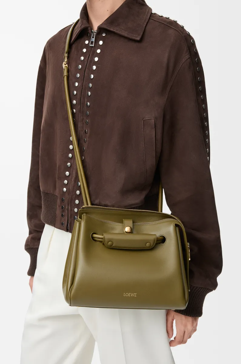 小号柔软牛皮革 Madrid 手袋