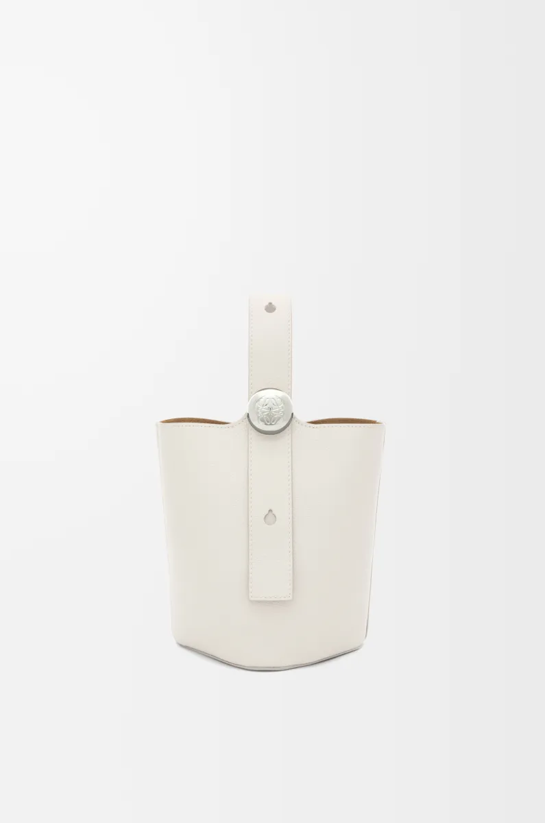 迷你柔软粒面牛皮革 Pebble Bucket 水桶手袋