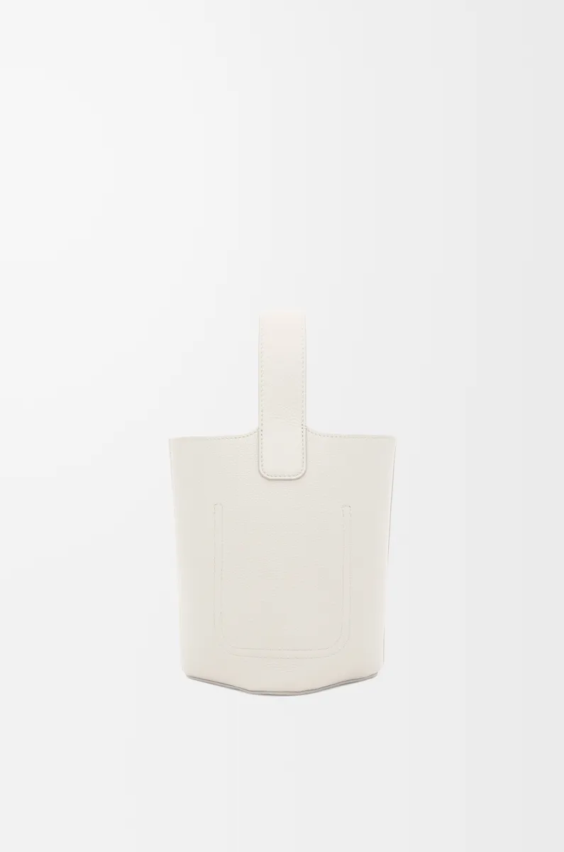 迷你柔软粒面牛皮革 Pebble Bucket 水桶手袋