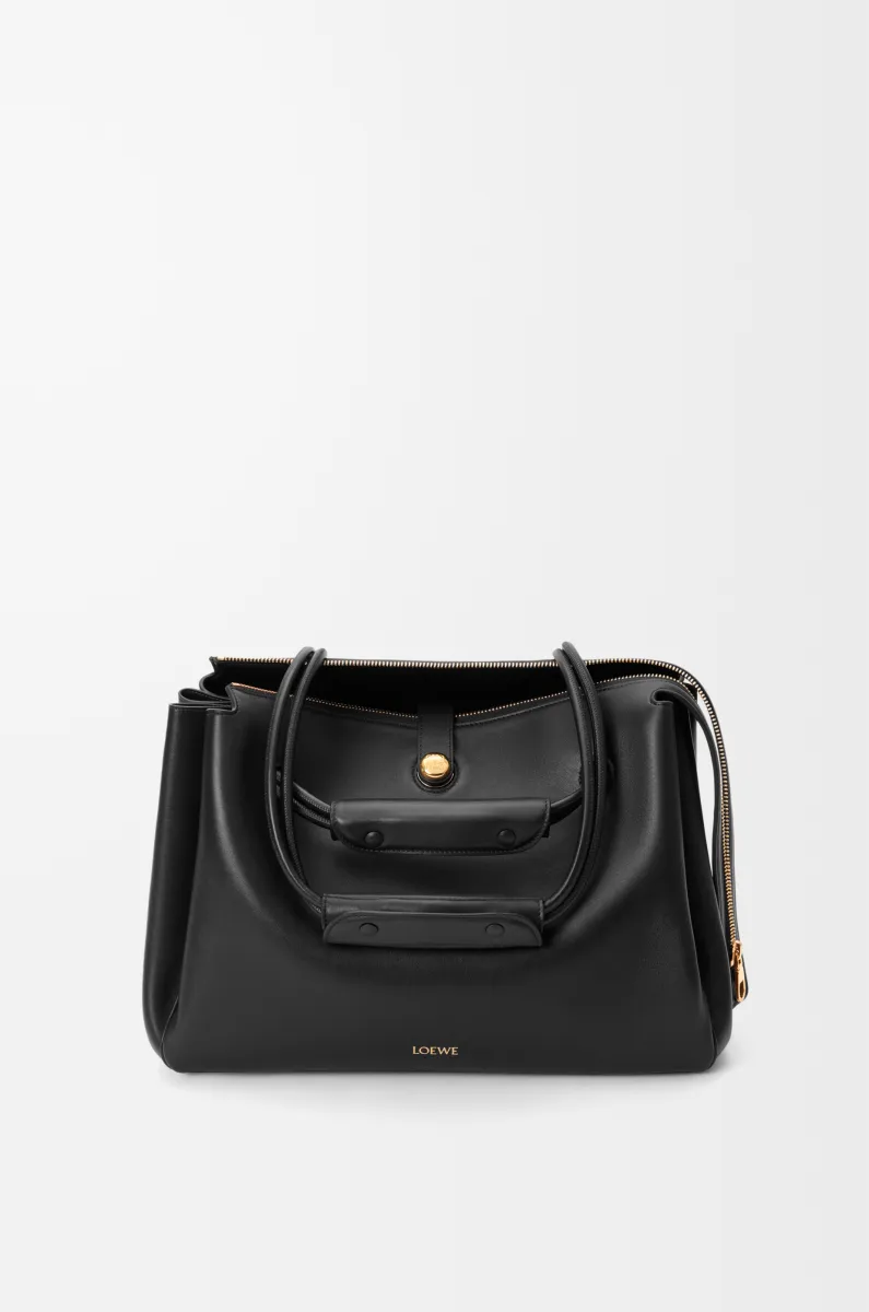 大号柔软牛皮革 Madrid 手袋