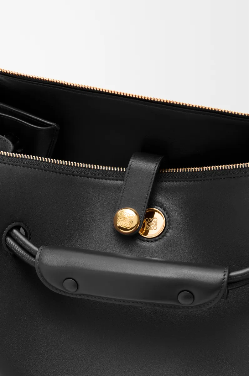 大号柔软牛皮革 Madrid 手袋