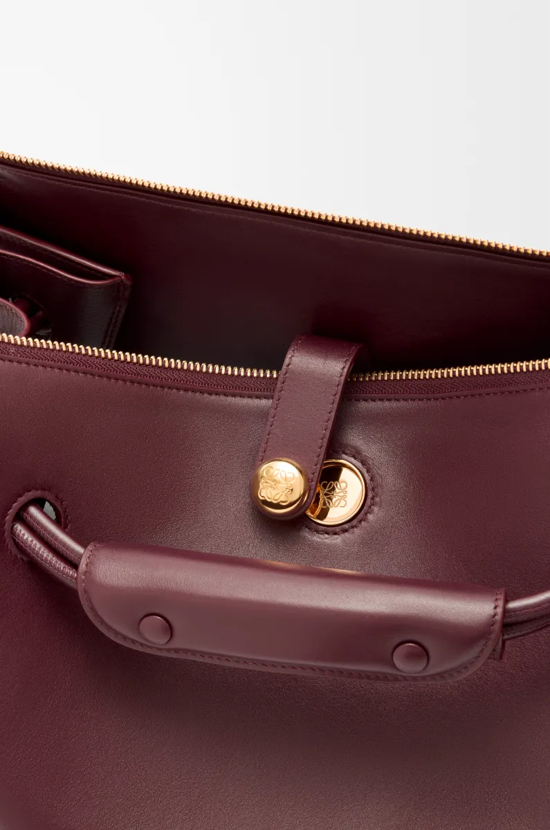 大号柔软牛皮革 Madrid 手袋