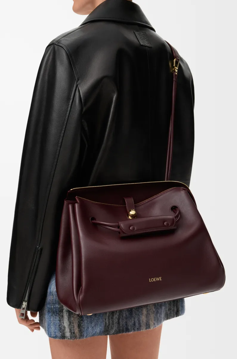 大号柔软牛皮革 Madrid 手袋