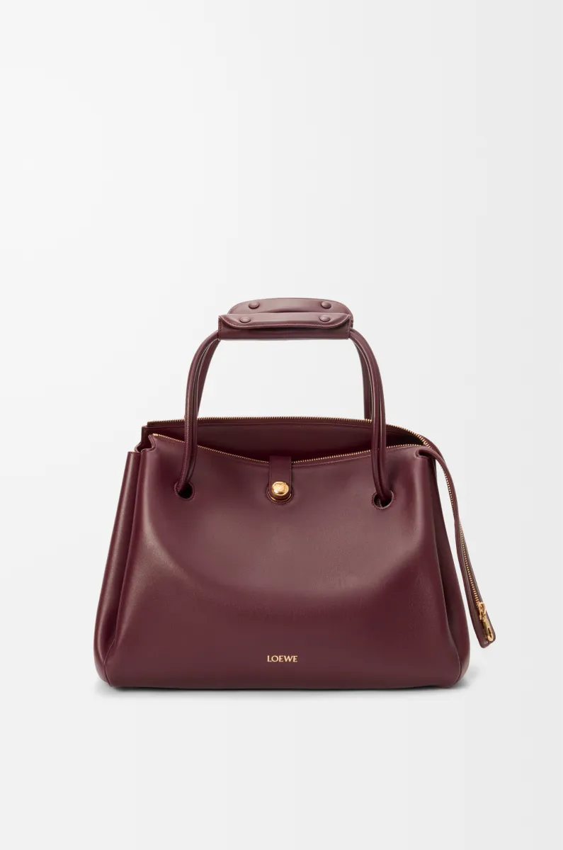 大号柔软牛皮革 Madrid 手袋