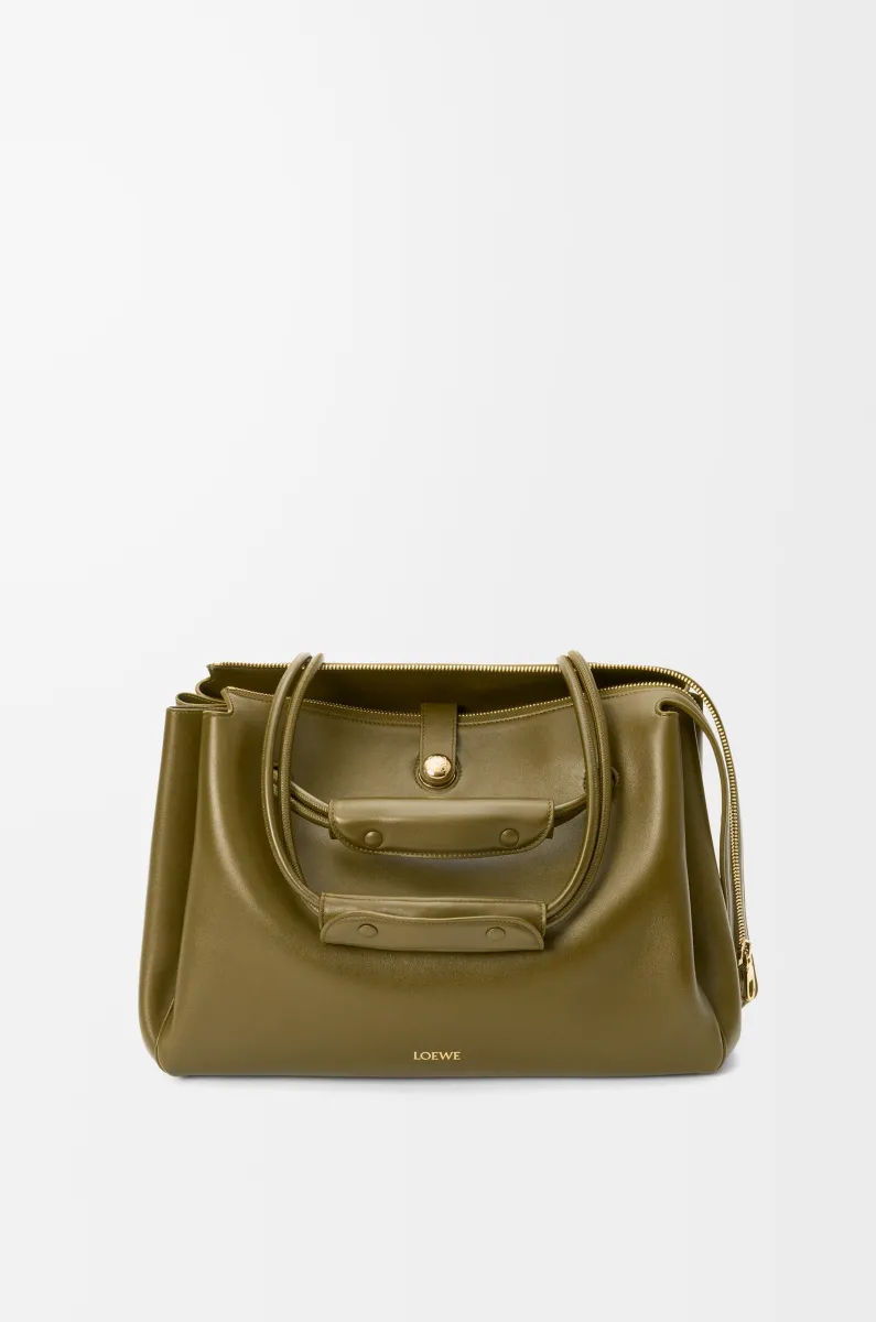 大号柔软牛皮革 Madrid 手袋