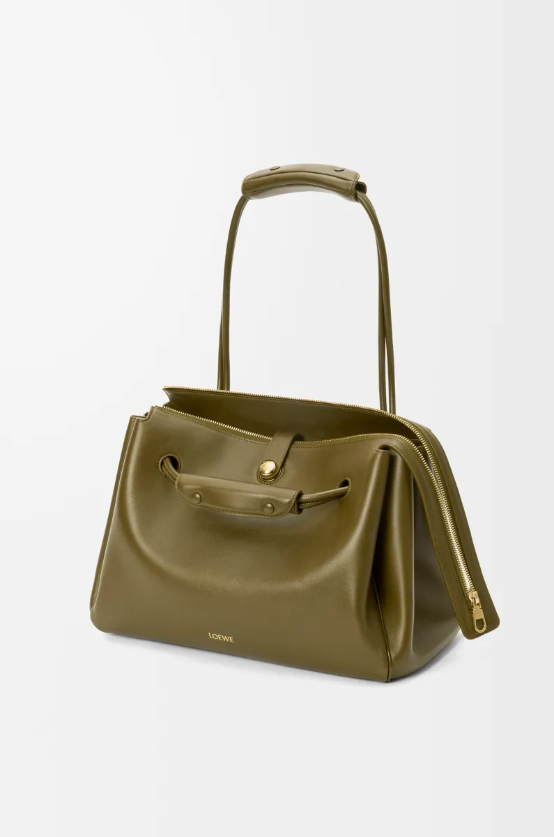 大号柔软牛皮革 Madrid 手袋