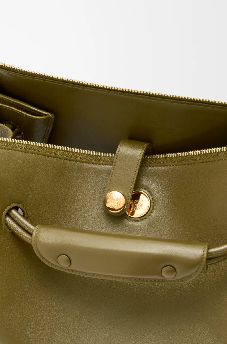 大号柔软牛皮革 Madrid 手袋