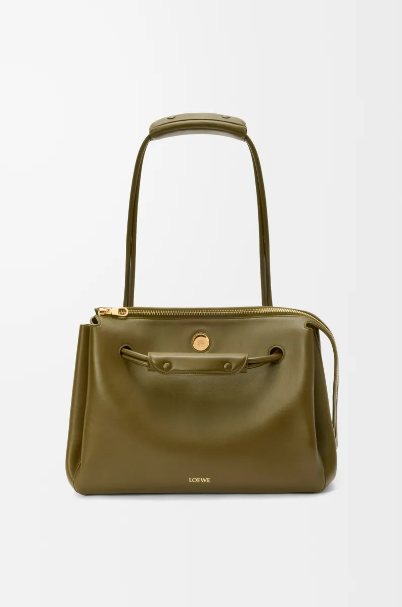 大号柔软牛皮革 Madrid 手袋