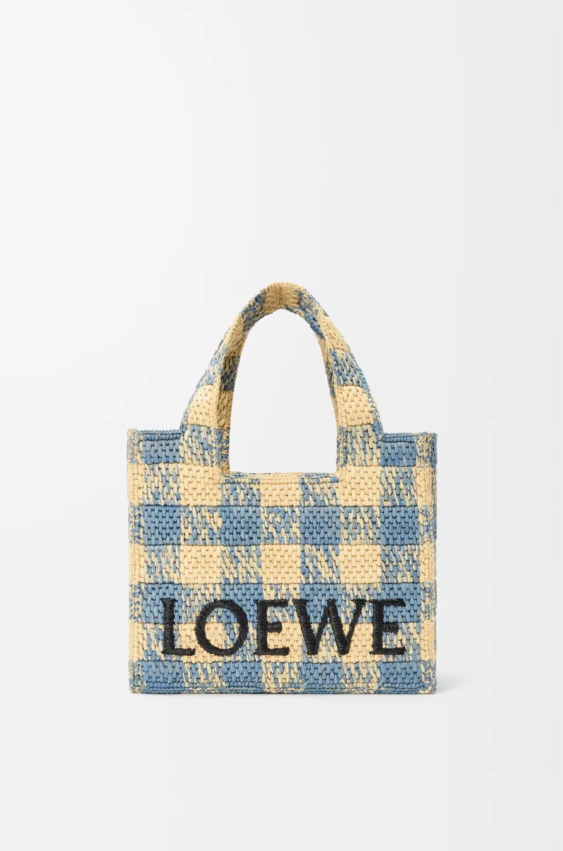 小号拉菲草 LOEWE Font Tote 手袋