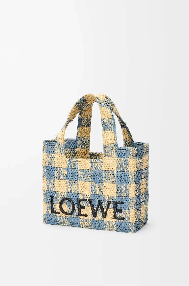 小号拉菲草 LOEWE Font Tote 手袋