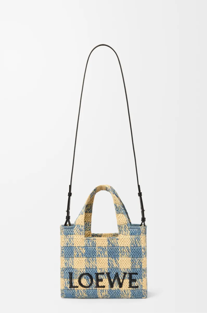 小号拉菲草 LOEWE Font Tote 手袋