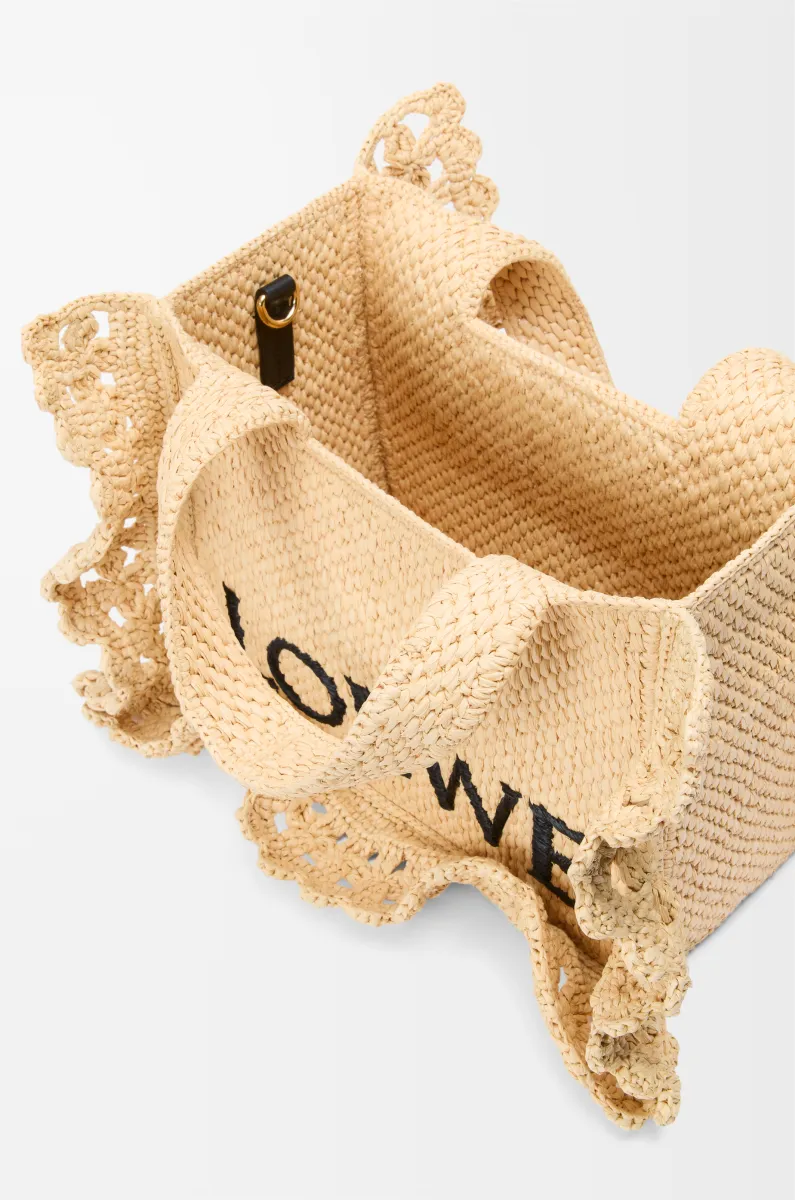 小号拉菲草 LOEWE Font Tote 手袋
