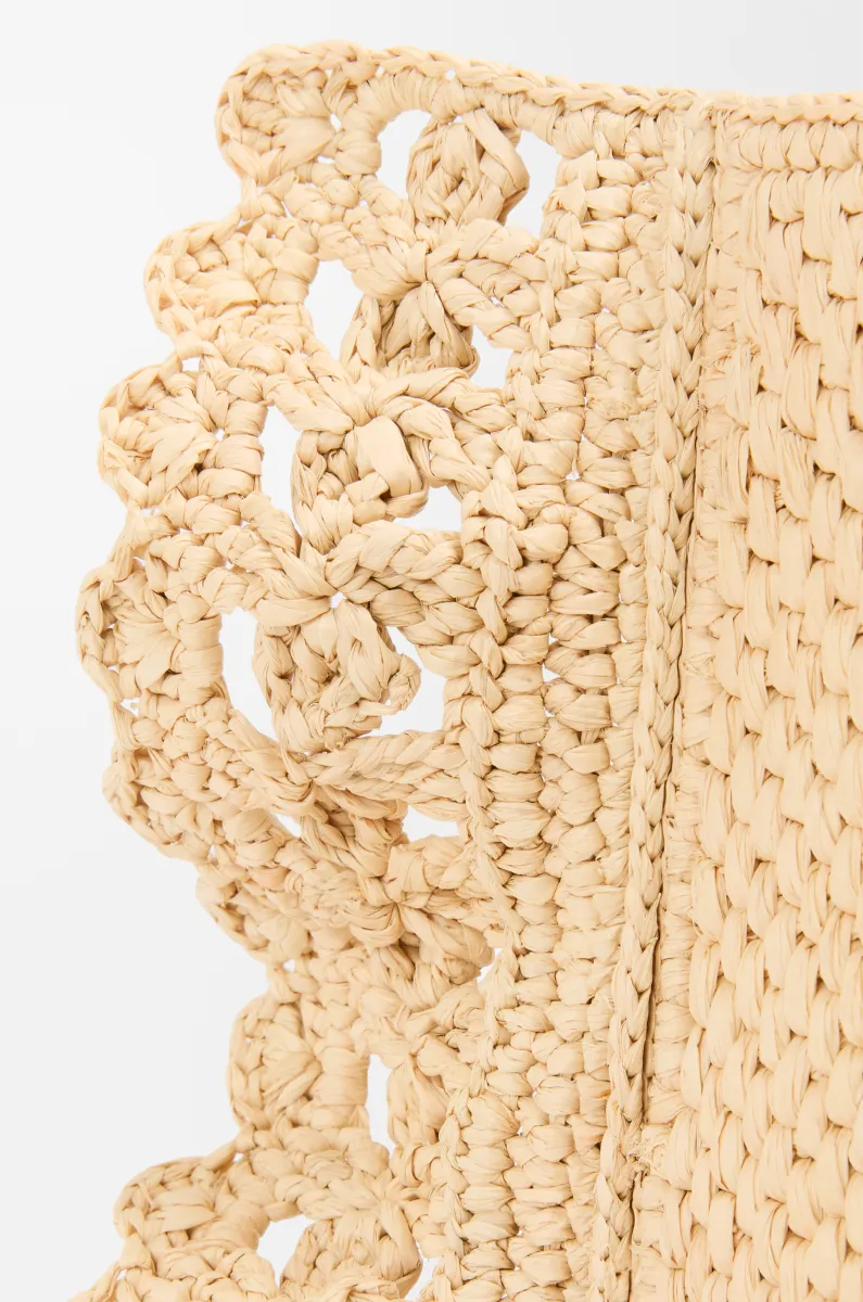 小号拉菲草 LOEWE Font Tote 手袋