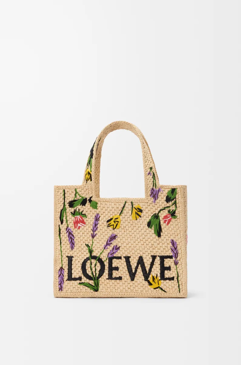 小号拉菲草 LOEWE Font Tote 手袋