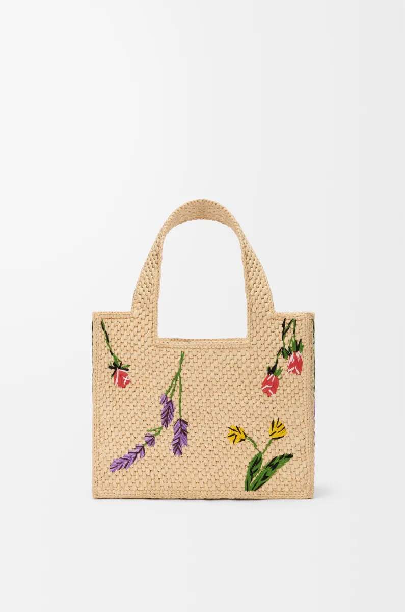 小号拉菲草 LOEWE Font Tote 手袋