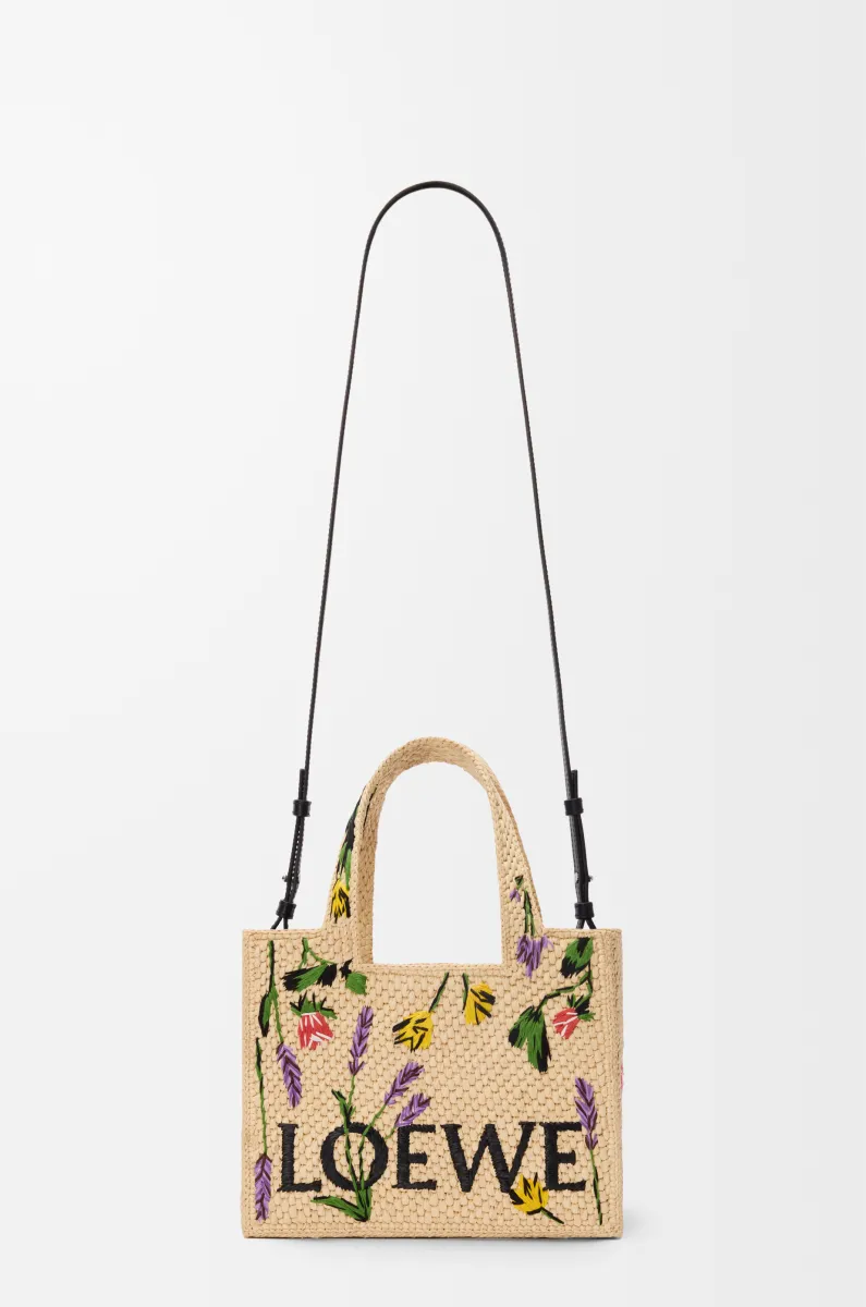 小号拉菲草 LOEWE Font Tote 手袋