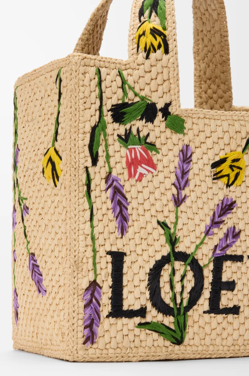 小号拉菲草 LOEWE Font Tote 手袋