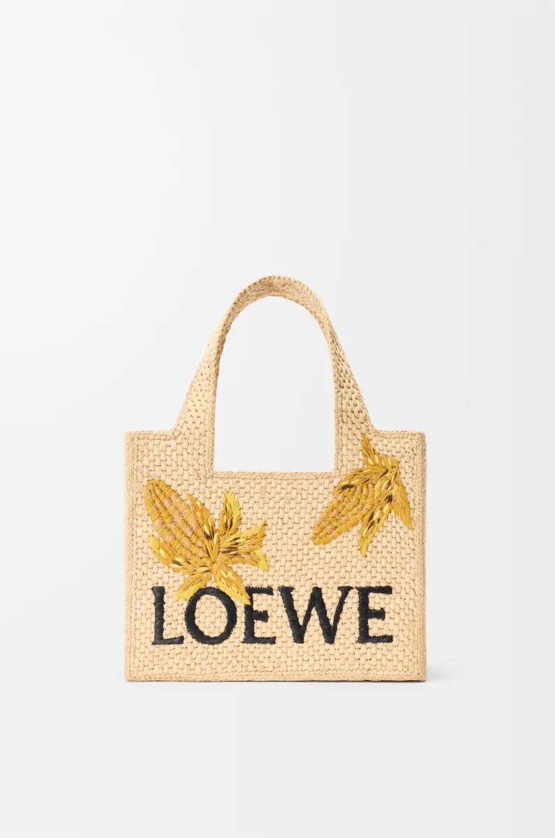 小号拉菲草 LOEWE Font Tote 手袋