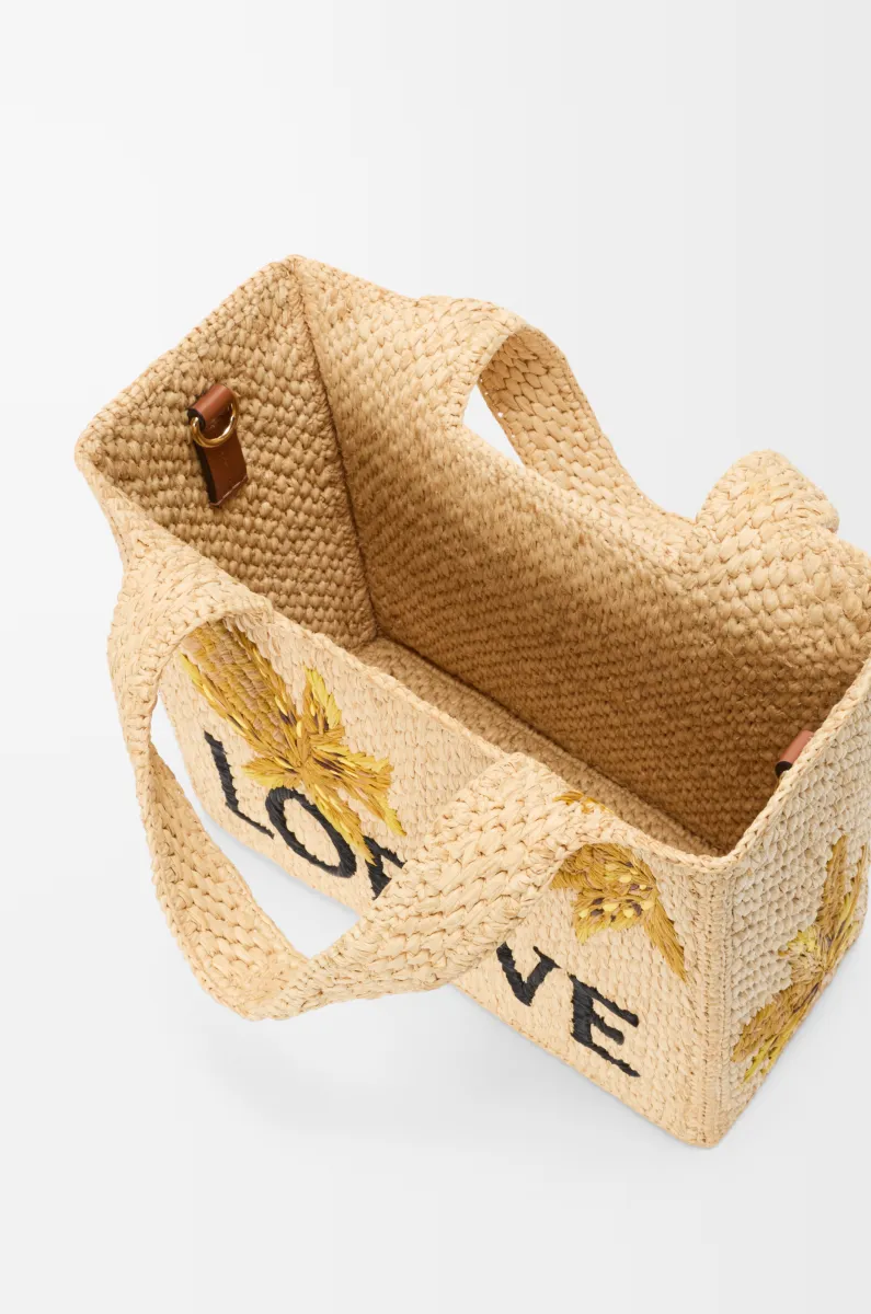小号拉菲草 LOEWE Font Tote 手袋