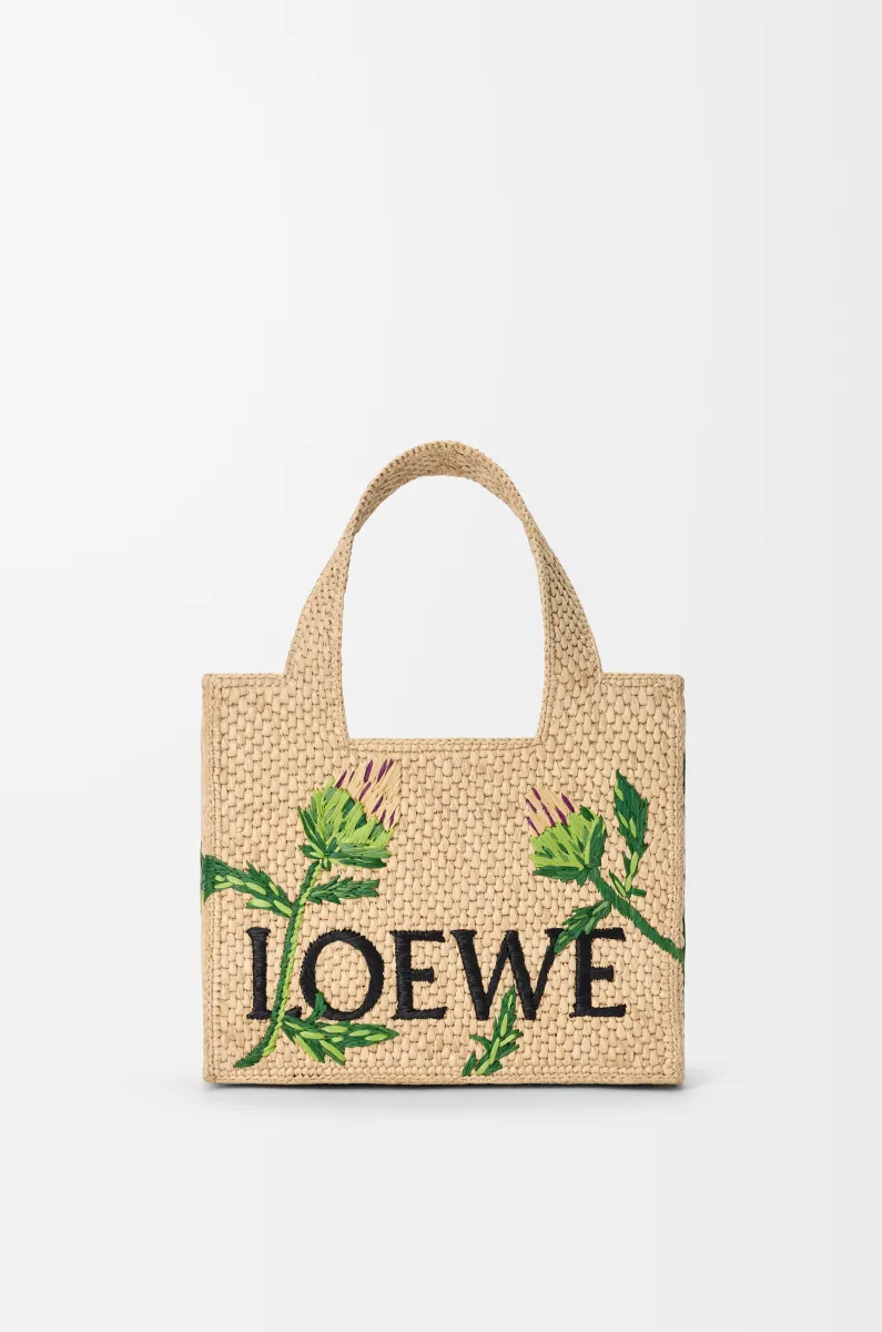 小号拉菲草 LOEWE Font Tote 手袋