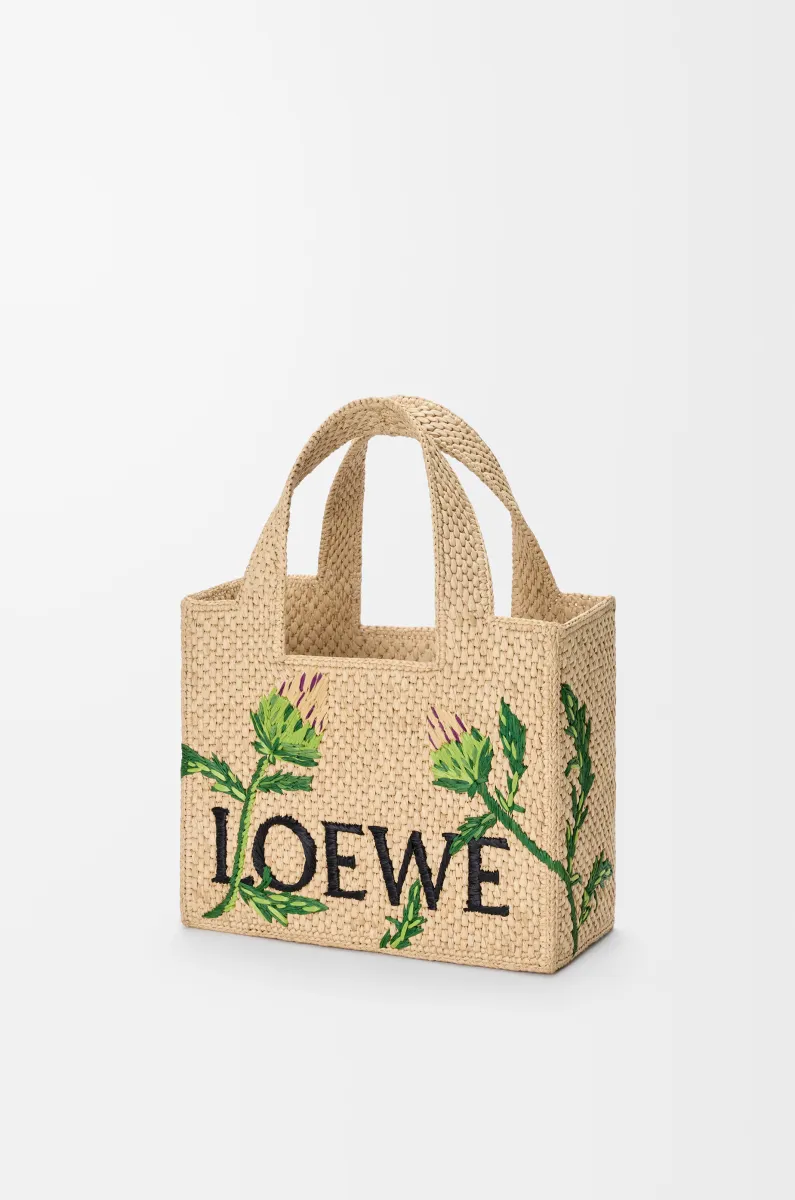小号拉菲草 LOEWE Font Tote 手袋