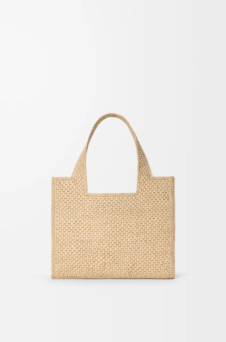 小号拉菲草 LOEWE Font Tote 手袋