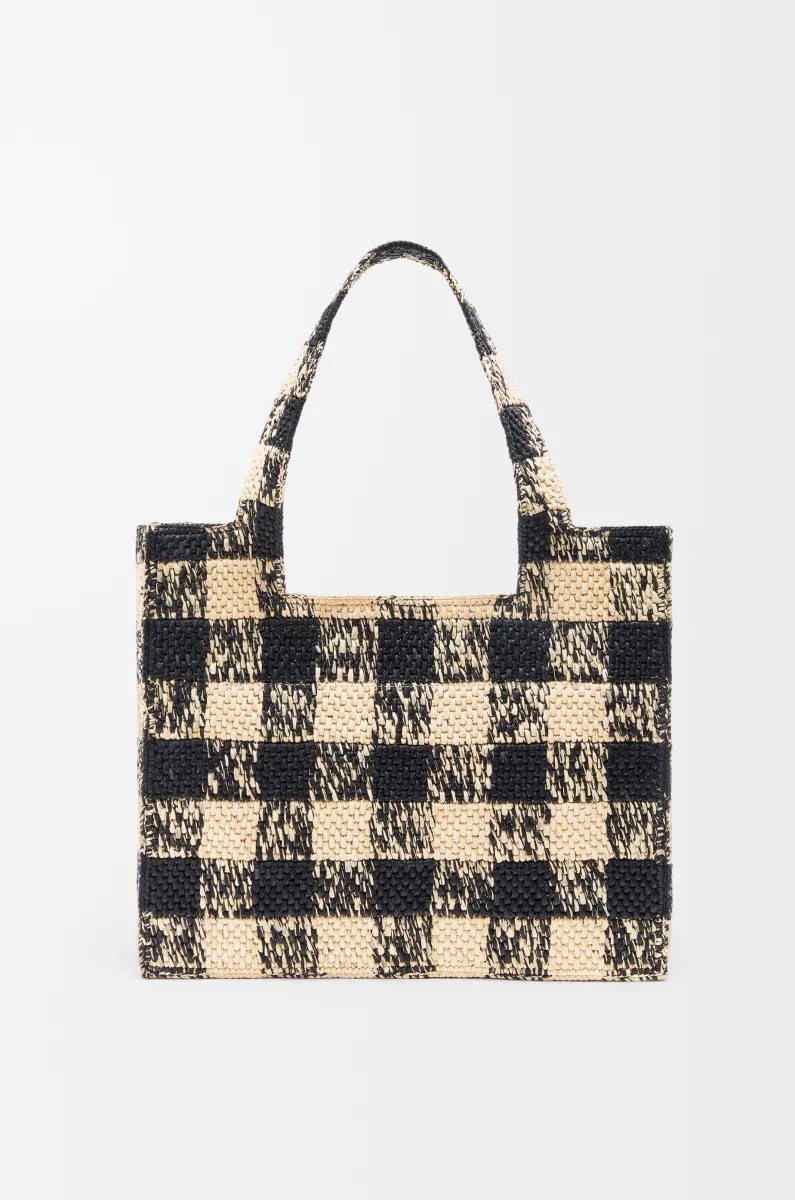 大号拉菲草 LOEWE Font Tote 手袋