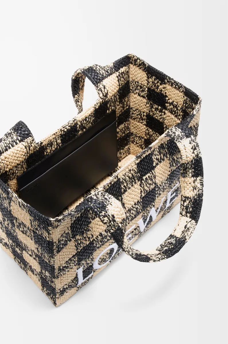 大号拉菲草 LOEWE Font Tote 手袋