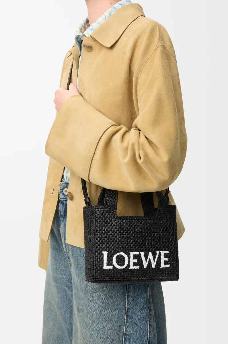 迷你拉菲草 LOEWE Font Tote 手袋