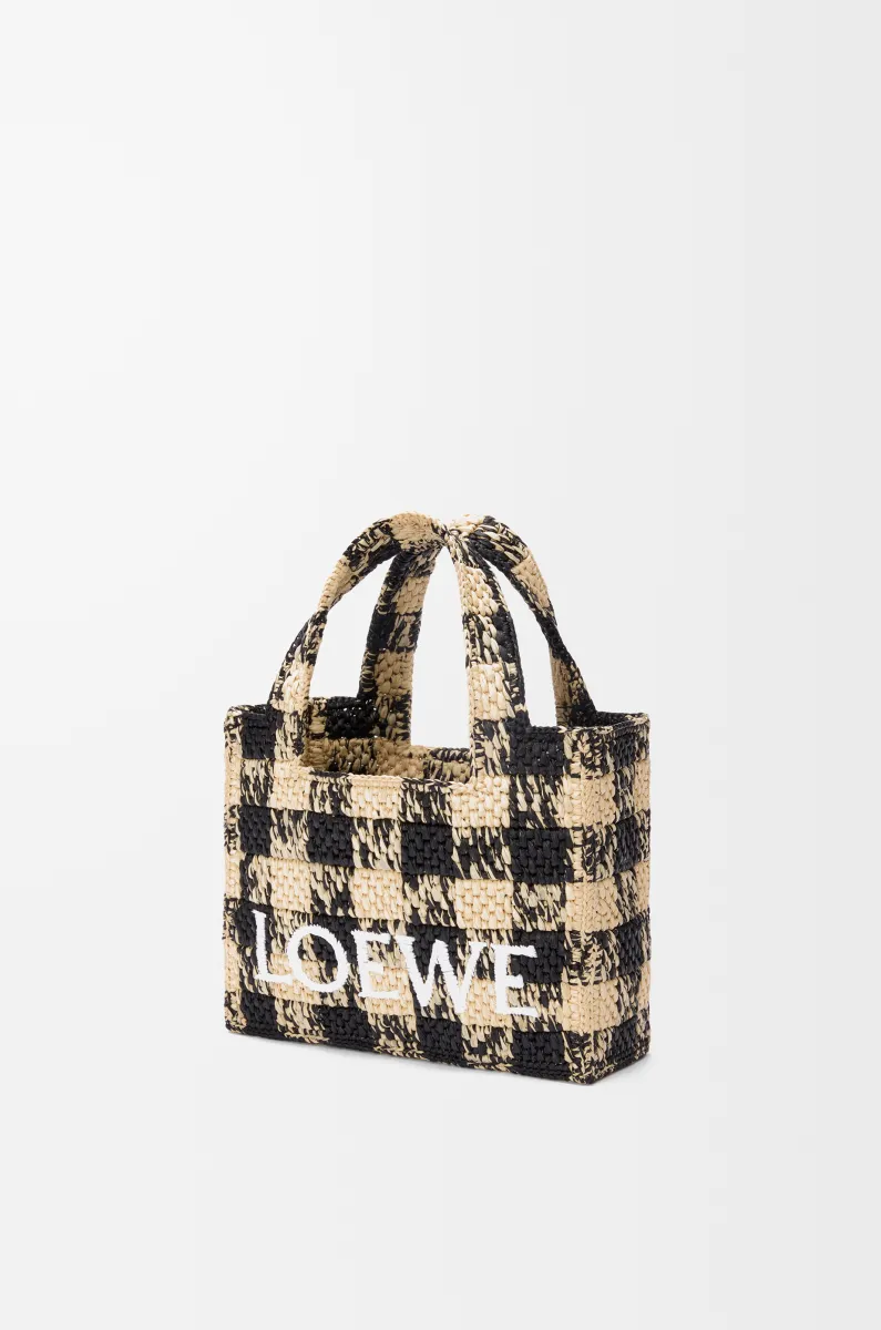 迷你拉菲草 LOEWE Font Tote 手袋