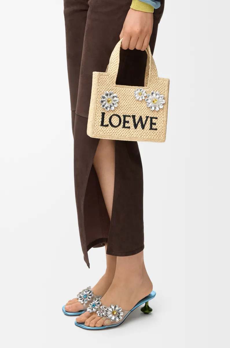 迷你拉菲草 LOEWE Font Tote 手袋