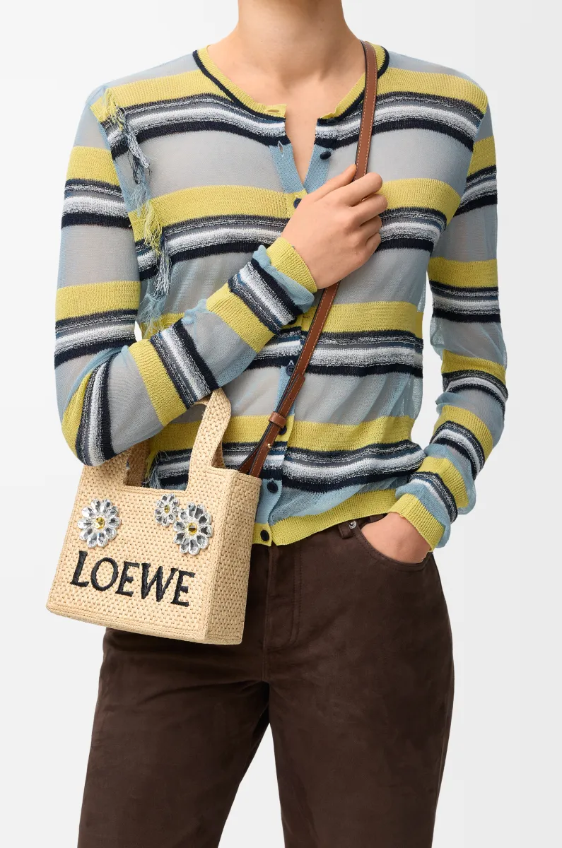 迷你拉菲草 LOEWE Font Tote 手袋