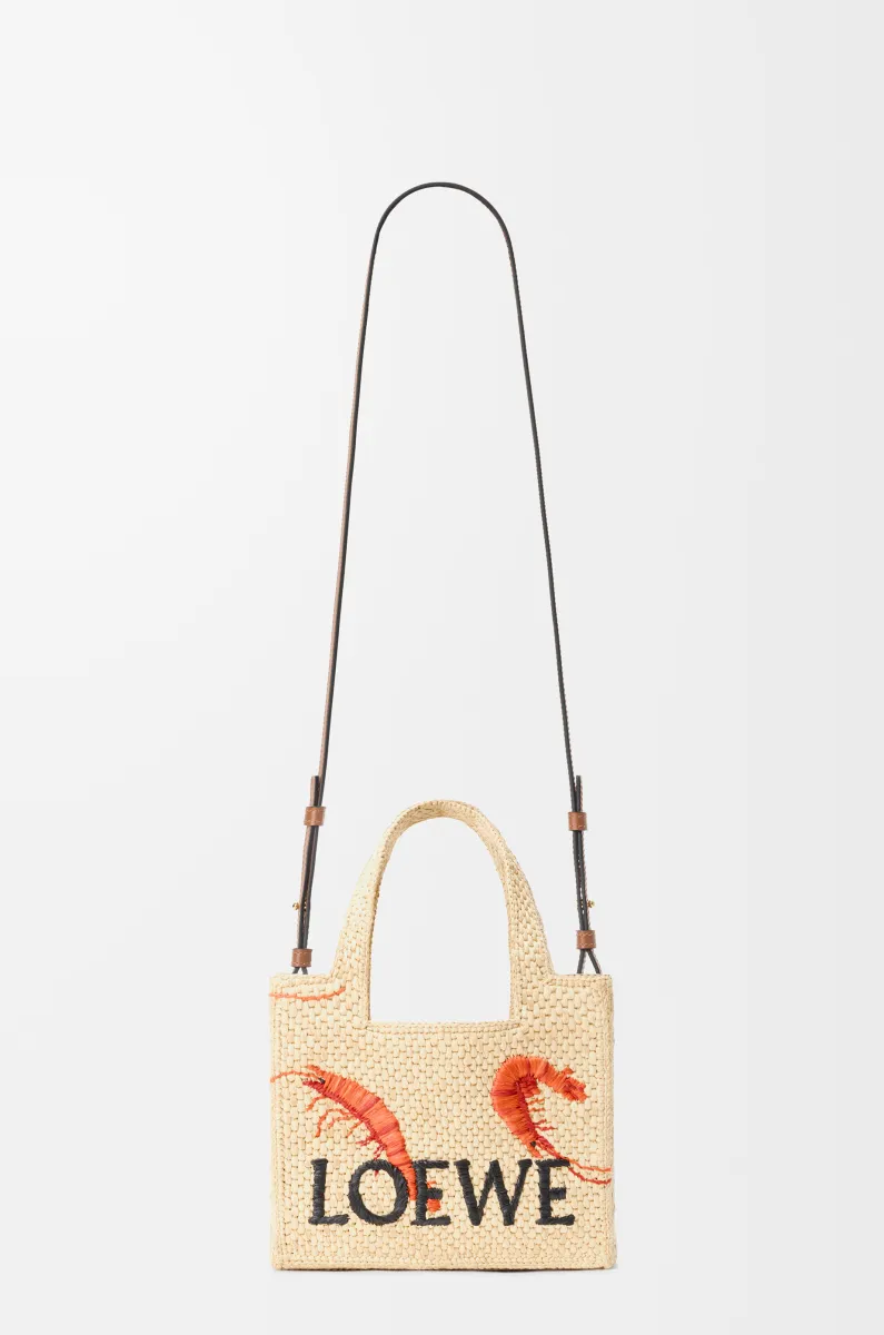 迷你拉菲草 LOEWE Font Tote 手袋