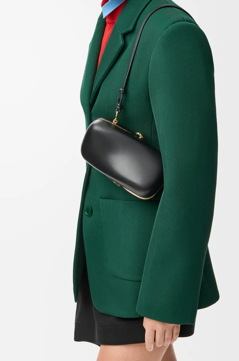 纳帕羊皮革 Twisted Minaudiere 手袋