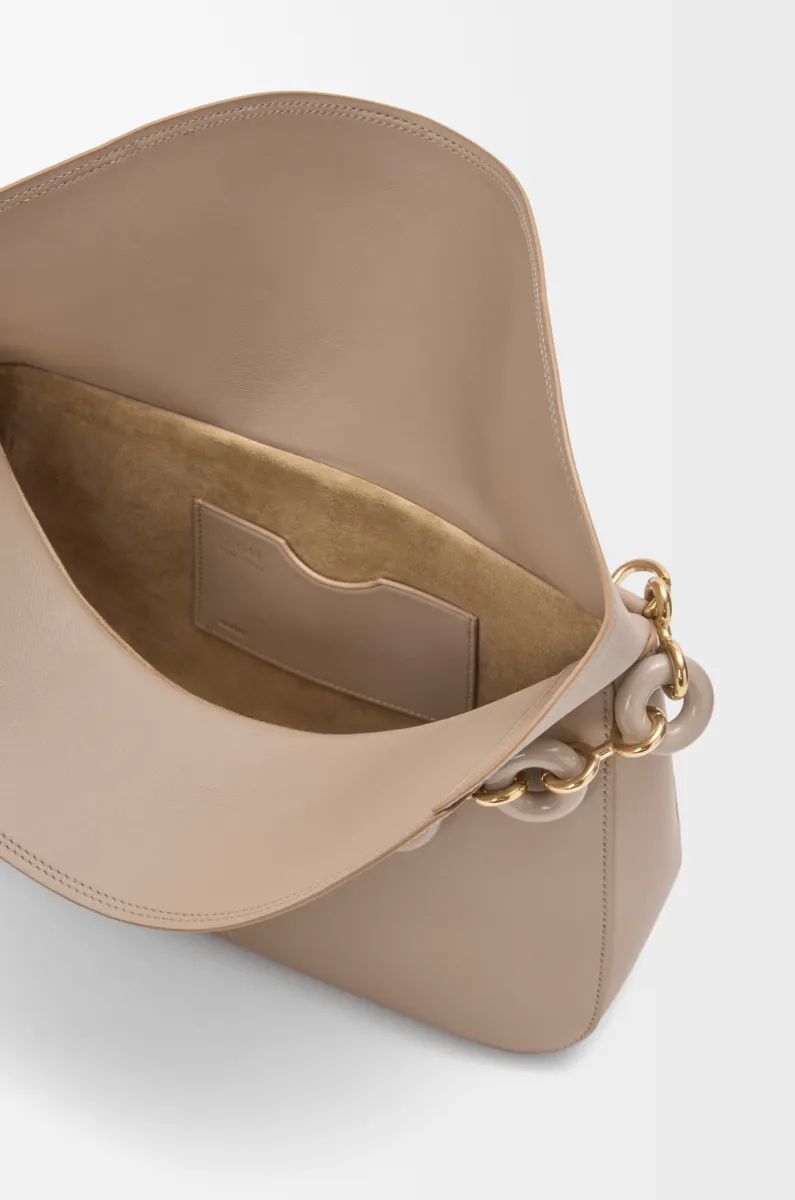 中号光滑牛皮革 Ola 手袋