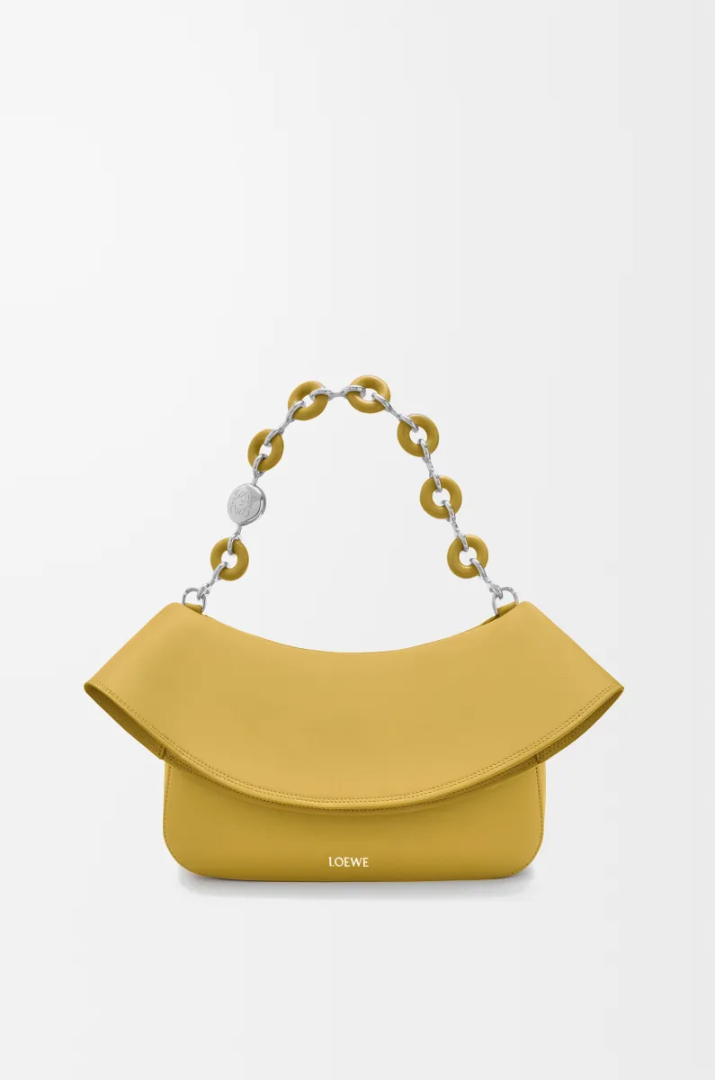 中号光滑牛皮革 Ola 手袋