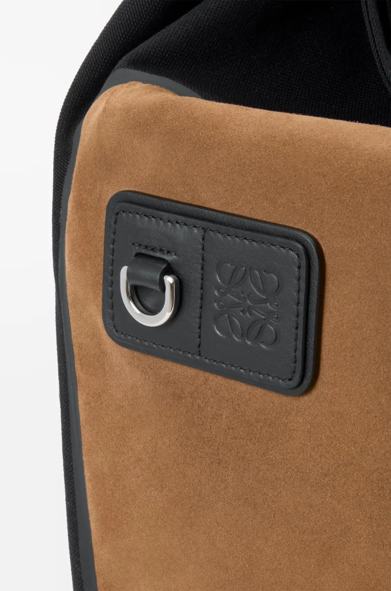 帆布和绒面革 Flex 双肩包