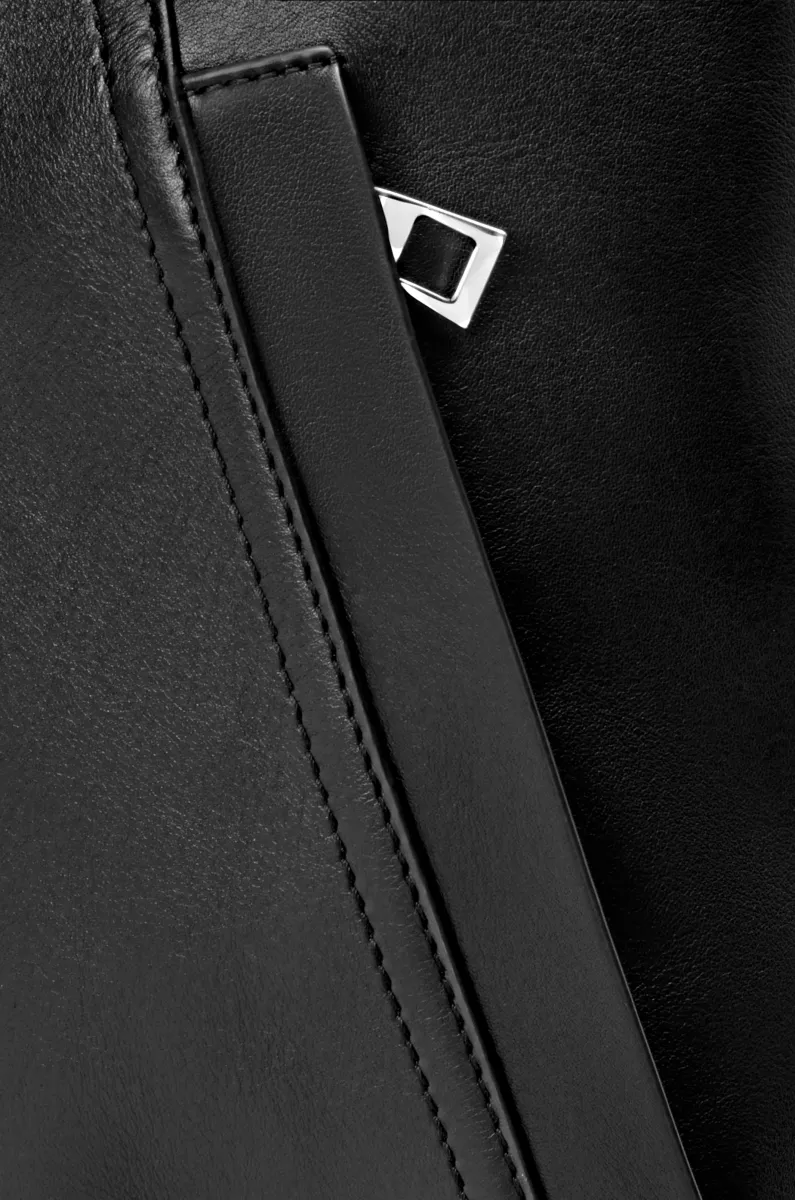 亮面柔软牛皮革 Flamenco 背包