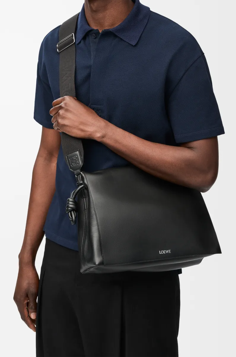 亮面柔软牛皮革 Flamenco satchel 手袋