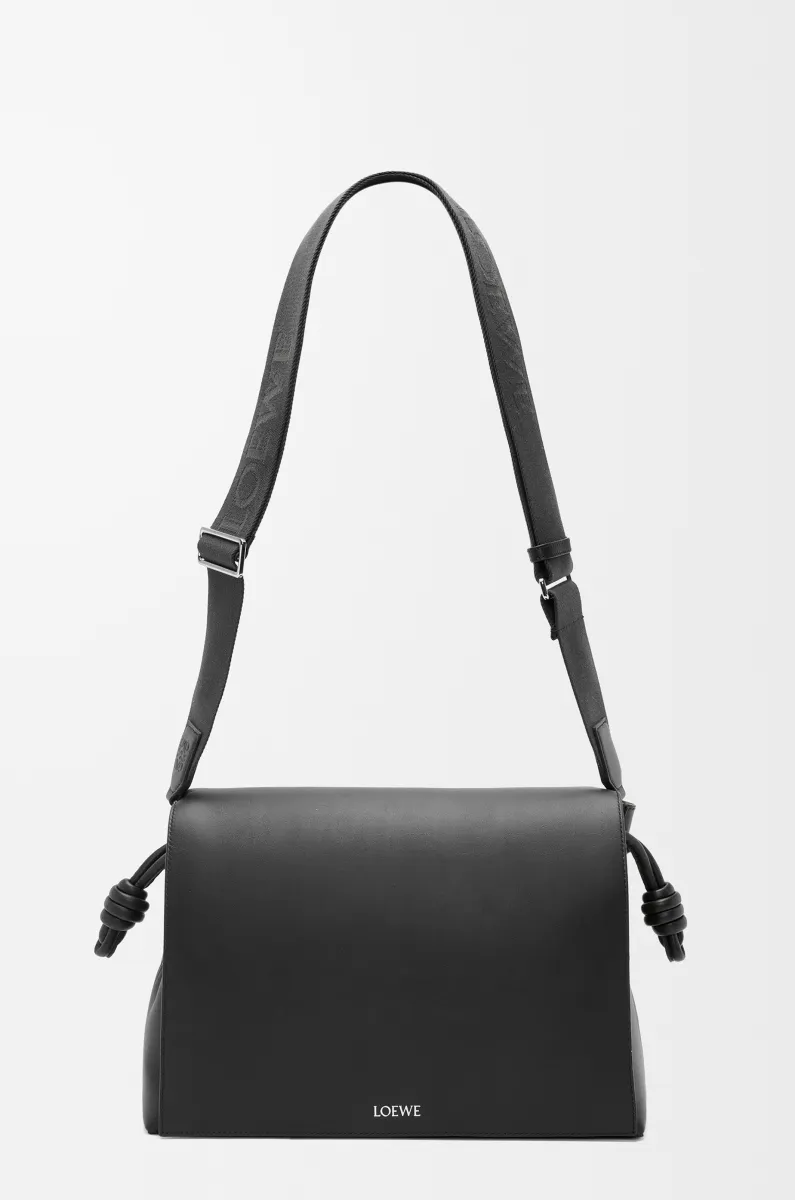 亮面柔软牛皮革 Flamenco satchel 手袋